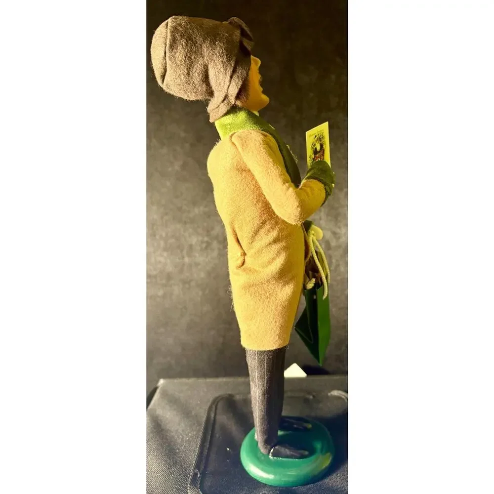 Byers Choice Talbots Man With Card and Gift - Signed - Dated 2003